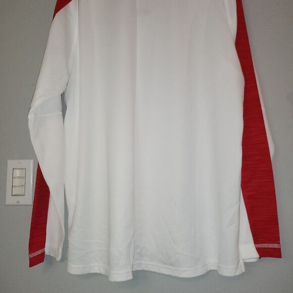 NWT Men's Adidas Nebraska Cornhuskers 1/4 Zip Pullover Jacket Large - Picture 9 of 14